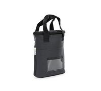 hauck Refresh Me 2, Nero - Borsa Termica Biberon e Bottiglie, Custodia Doppia 10 x 19 x 23 cm, Isolata per Caldo e Freddo, con Tasca Rete e Gancio per Passeggino, Accessorio Neonato da Viaggio