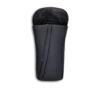 hauck Sacco a Pelo per Passeggino e Rimorchio Bici Pushchair Winter Footmuff - Sacco Coprigambe Passeggino Universale in Pile con Antiscivolo e Facile da Fissare - Lavabile in Lavatrice - Nero