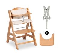 Hauck Beta+ Seggiolone Evolutivo con Cuscino e Vassoio Natural