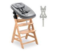 hauck Seggiolone con Riduttore Neonato, Alpha Newborn Set PRO Nature Grey