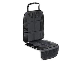 hauck Sit on Me Deluxe, Nero - Corpisedile Auto Universale e Organizer 120 x 46 cm - Protegge da Sporco e Graffi - Compatibile con Ovetto, Seggiolino Auto con Isofix - Antiscivolo - Idrorepellente