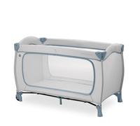 hauck Sleep N Play Go Plus, lettino da viaggio per neonati e bambini con portello XL, ruote e borsa da viaggio, leggero, pieghevole veloce e compatto, 120 x 60 cm, dalla nascita fino a 15 kg