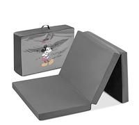 hauck Sleeper Disney Materassino da Viaggio Pieghevole 120x60x5 cm con Borsa di Trasporto Compatibile con Lettino Dream N Play Plus, Sleep N Play Go Plus, Play N Relax Center - Topolino Grigio