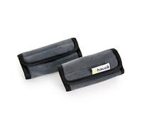 Hauck Smooth Me Cuscino Cintura Sicurezza Bambini, Cuscino Supporto Testa, Sicurezza in Auto, Cuscino Ovetto, 2 Pezzi, Grigio