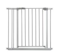 hauck Stop N Safe 2, Grigio - Cancelletto di Sicurezza Bambini e Cani per Apertura 84 - 89 cm - Barriera Porta e Scala con Chiusura Manuale, Montaggio a Pressione, Senza Fori - Solo da Interno Casa