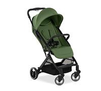 hauck Travel N Care Plus, Verde - Passeggino da Viaggio Leggero dalla Nascita fino a 22 kg - Tessuti Stretch e Cuscino - Reclinabile, Compatto e Richiudibile - Cappottina UPF 50+ Finestre in Rete