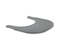 hauck Vassoio Seggiolone Pappa Alpha Click Tray - Tavolino Bambini in Materiale Riciclato Cert. GRS, Facile da Fissare per Seggiolone Legno Alpha+ o Beta+ - Grigio