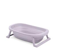 hauck Wash N Fold M, Lavanda - Vaschetta Bagnetto Neonato con Tappo Termosensibile - 80 x 48 x 25 cm - Vasca da Bagno dalla Nascita fino a 16 kg - Pieghevole e Portatile