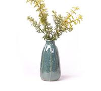 HAUCOZE Vaso di Fiori in Ceramica Decorative Statua Fiori Scultura Soprammobili Regali Moderna Statuetta Arte Casa Figurina Ornamento 22cm