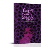 HAUEBDANSEY 1 poster decorativo da parete con motivo "Parade of Roses Funeral Parade of Roses" (20 x 30 cm) con cornice, stile vintage