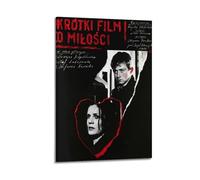 HAUEBDANSEY Krzysztof Kieslowski - Poster artistico da parete con scritta "A Short Film About Love" di Krzysztof Kieslowski, decorazione artistica da parete in stile vintage per soggiorno e camera da