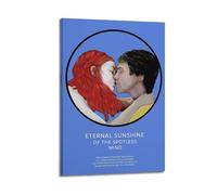 HAUEBDANSEY Poster artistico da parete con scritta "Eternal Sunshine of the Spotless Mind", stampa artistica da parete estetica vintage su tela, decorazione per soggiorno e camera da letto, 60 x 90 cm