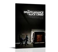 HAUEBDANSEY Poster decorativo da parete con immagine di Alice Creed, motivo "La scomparsa di Alice Creed", decorazione artistica da parete per soggiorno e camera da letto, 40 x 60 cm, con cornice