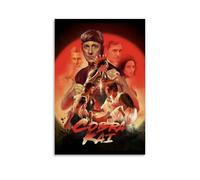 HAUEBDANSEY Poster di Cobra Kai, stampa artistica da parete estetica vintage su tela, decorazione per soggiorno e camera da letto, 30 x 45 cm, senza cornice