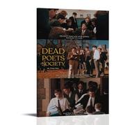 HAUEWB4HEWY Dead Poets Society - Poster estetico su tela, decorazione artistica da parete per soggiorno, 60 x 90 cm, con cornice