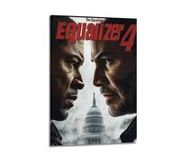 HAUEYQWUEGG The Equalizer - Poster con stampa artistica da parete su tela, stile vintage, per soggiorno e camera da letto, 40 x 60 cm, con cornice