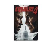 HAUEYQWUEGG The Equalizer - Poster con stampa artistica da parete su tela, stile vintage, per soggiorno e camera da letto, 50 x 75 cm, senza cornice