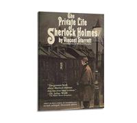 HAUEYQWUEGG The Private Life of Sherlock Holmes Movie 1, poster estetico da parete, su tela, vintage, pittura decorativa per la decorazione della stanza, 30 x 45 cm, stile frame