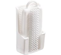 haug bürsten - Spazzola per unghie su entrambi i lati con farina - Colore: Bianco - Dimensioni: 11,5 x 5,8 x 3,5 cm - Made in Germany