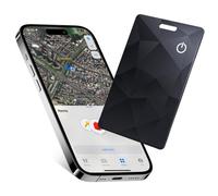 Hauibela Smart Air Tracker Slim Karte Tag con Ricarica Wireless (Solo iOS) | Tracker da Portafoglio Compatibile con Apple Dove è? & App Trova il Mio, per Valigia/Portafoglio/Bagaglio/Borsa/Passaporto