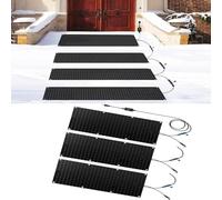 HAUJGG Tappetini Anti-Ghiaccio for Esterni - for Scale, tetti e passerelle - Soluzione Efficace Contro Lo scioglimento del Ghiaccio (4 Pezzi 12x60 Pollici)(25.4x76.2cmx3Pcs)