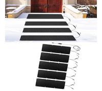 HAUJGG Tappetini Anti-Neve for Scale Esterne - Dispositivo Antiscivolo con Cavo di Alimentazione for Un utilizzo Invernale Sicuro(40x80cmx5Pcs)