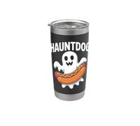 Hauntdog Halloween Ghost Hot Dog Fun Bicchiere termico in acciaio inox doppia parete