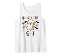 Haunted By 6-7 Funny Teacher 67 Halloween Six Seven Ghost 67 Canotta