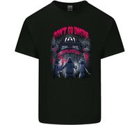 Haunted Casa Halloween Ghosts Spooks Uomo Cotone T-Shirt