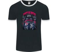 Haunted Casa Halloween Ghosts Spooks Uomo Ringer Fotl