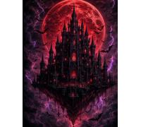 Haunted Castle Halloween Notebook: Spooky Journal for Back to School, Writing, Notes, School, Work & Daily Use