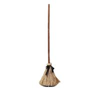 Haunted Dancing Broom, Spooky Sound Prop, Animated Halloween Decoration, Motion Activated Scare Toy, Horror Atmosphere Accessory for Porch Garden Terrace Yard Party Escape Room Display, 43.5 inches