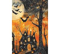 Haunted Halloween Notebook: Gothic Ghosts & Pumpkin Forest Journal: #6