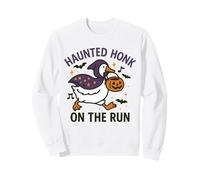 Haunted Honk Goose on The Run - Divertenti Bambini di Halloween Felpa