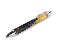 Haunted House And Moon - Penna a sfera retrattile a punta fine da 0,5 mm, inchiostro nero, forniture per ufficio per insegnanti, 1 pezzo come foto 3