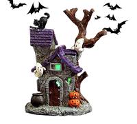 Haunted House Decor, Resin Table Ornament With Ghost Horror Design, Halloween Decor Glowing, Home Seasonal For Bedroom Kitchen Garage Fireplace