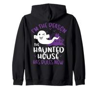 Haunted House ha Regole Halloween Spooky Haunted Season Felpa con Cappuccio