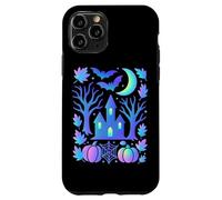 Haunted House Pipistrelli Luna Notte Spettrale Custodia per iPhone 11 Pro