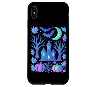 Haunted House Pipistrelli Luna Notte Spettrale Custodia per iPhone XS Max