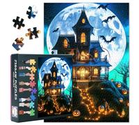 Haunted House - Puzzle da 1000 pezzi, per adulti, difficili da sfidare, ideale come regalo per gli amanti dei puzzle, per giochi di famiglia, puzzle, arte per la casa, 50 cm x 70 cm