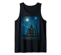 Haunted House - Van Gogh Style Halloween Tee Canotta