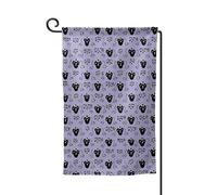 Haunted Mansion Bandiere da giardino verticali su entrambi i lati bandiera della casa 30,5 x 45,7 cm primavera estate stagionale cortile bandiera per vacanze fattoria cortile decorazione da appendere