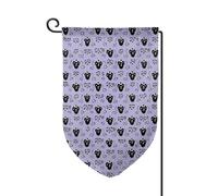 Haunted Mansion Bandiere da giardino verticali su entrambi i lati bandiera della casa 30,5 x 45,7 cm primavera estate stagionale cortile bandiera per vacanze fattoria cortile decorazione da appendere