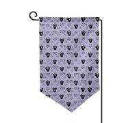 Haunted Mansion Bandiere da giardino verticali su entrambi i lati bandiera della casa 30,5 x 45,7 cm primavera estate stagionale cortile bandiera per vacanze fattoria cortile decorazione da appendere