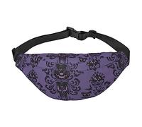 Haunted Mansion - Marsupio horror per donne e uomini, leggero, regolabile, per viaggi, escursionismo, ciclismo, nero, taglia unica, Nero , Taglia unica