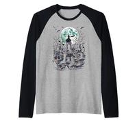 Haunted Mansion Spettrale Halloween Maglia con Maniche Raglan