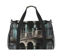 Haunted Mansions - Borsone da viaggio con stampa spaziale, 50 x 33 x 25,9 cm, elegante borsa per palestra