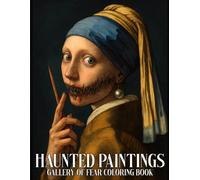 Haunted Paintings Coloring Book: Gothic Art Gallery Coloring Pages Featuring Eerie Reimagined Classical Artworks with a Dark Macabre Twist for Adults & Teens