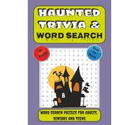 Haunted Trivia & Word Search: Spooky Puzzles with Haunted Trivia for Adults, Seniors & Teens - Perfect for Halloween Fun and Chilling Nights | 6x9 ... Gift for Vacation, Holiday and relaxation.