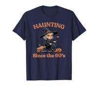Haunting Since The 60's Halloween Undead Fabulous Witch Maglietta